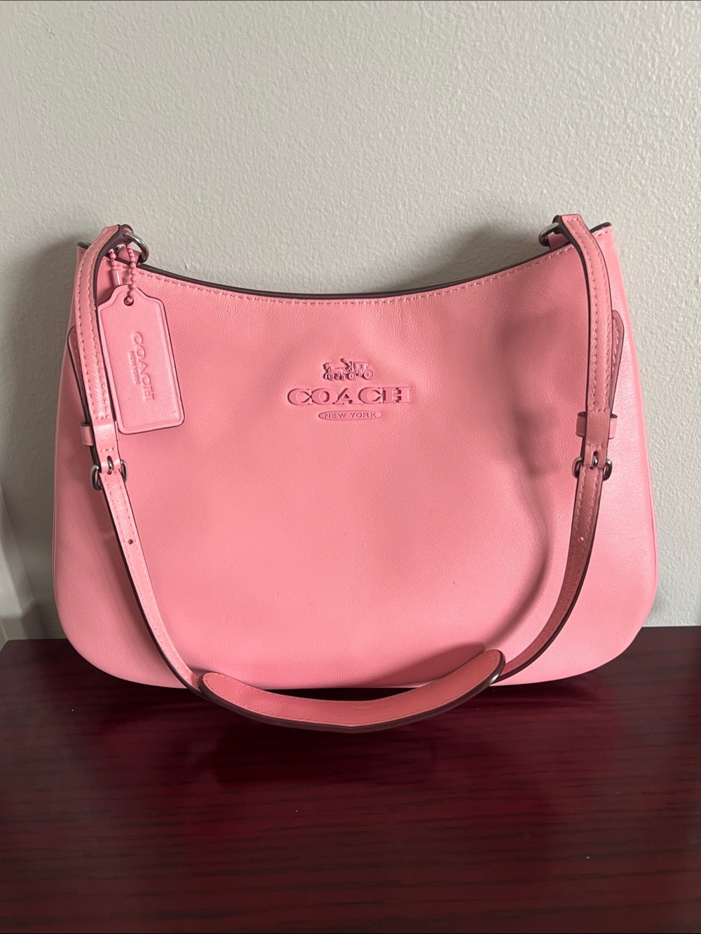 Coach Penelope Pink Leather Shoulder Bag